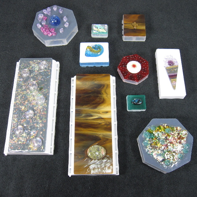 Ten New Stained Glass Pillboxes