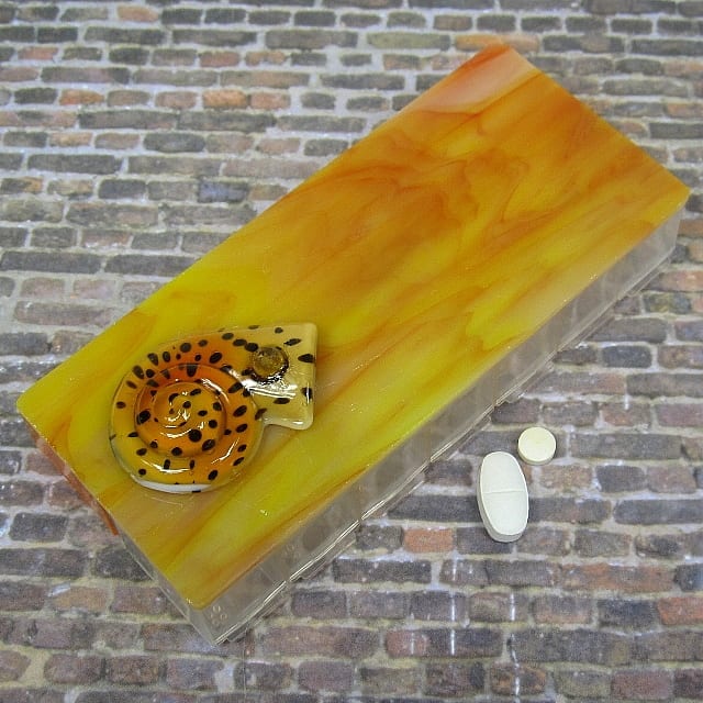Tiger Sunset Pillbox
