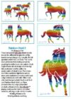 Rainbow Herd 6 Note Card Set