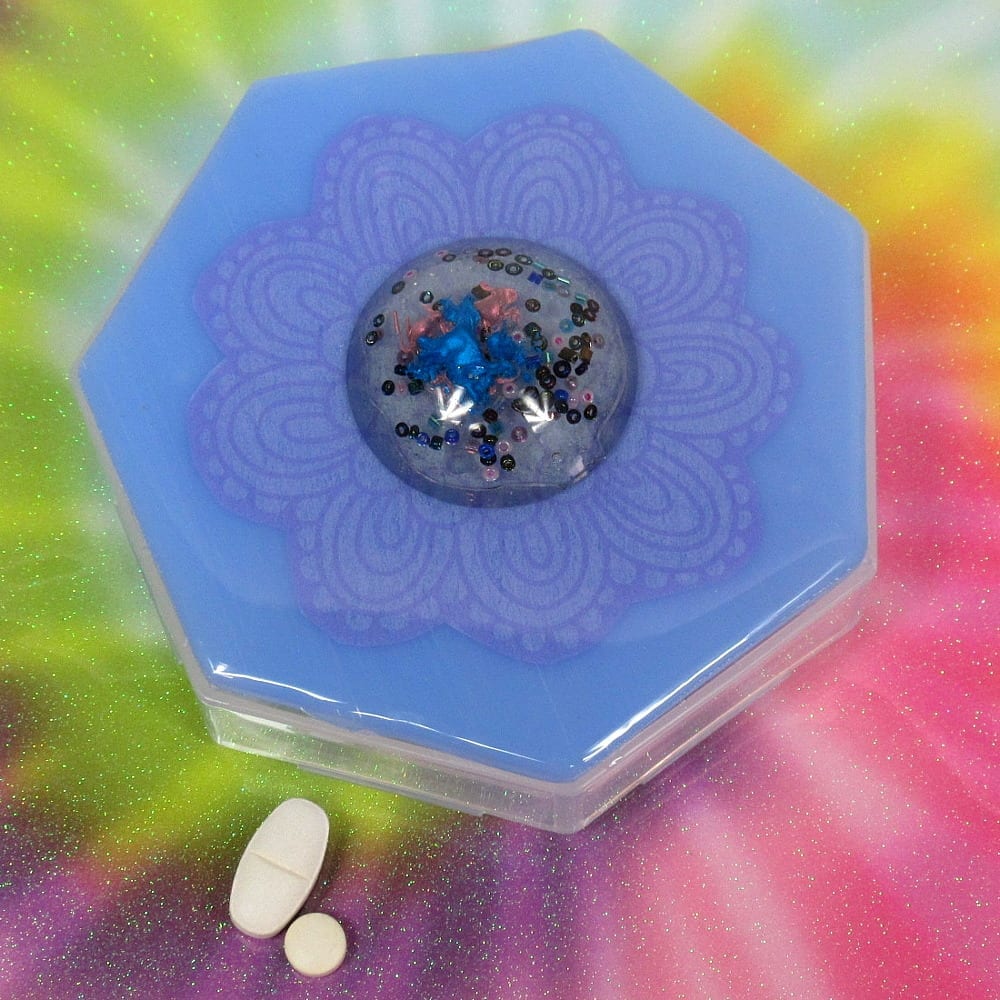 Blue Buttercup Pillbox