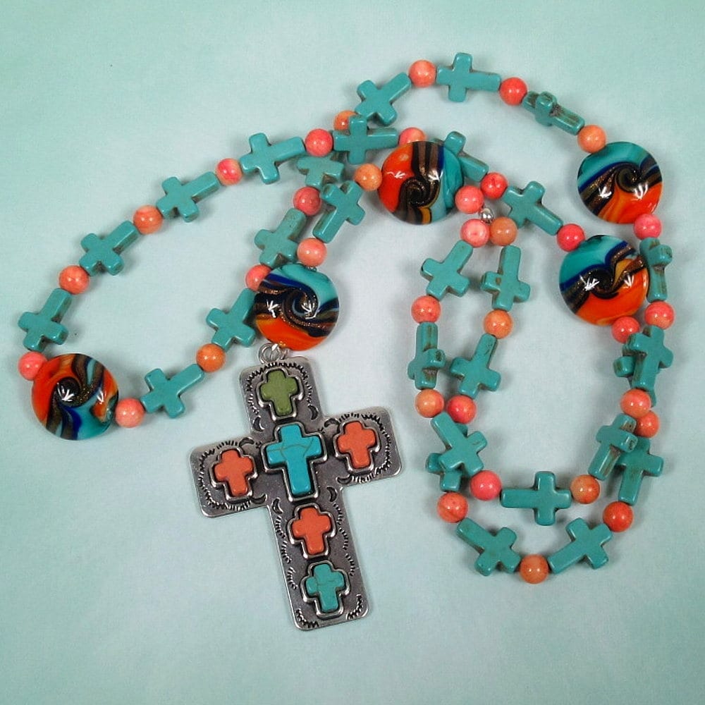 SW Sunset Neckalce Prayer Beads