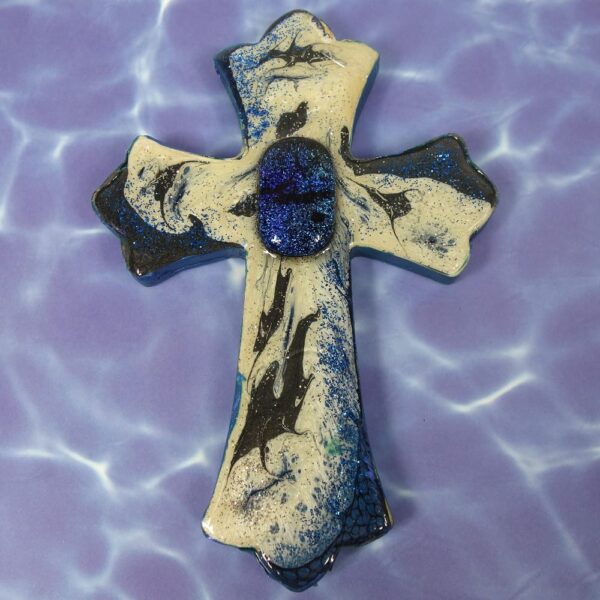 Blue Dichro Cross