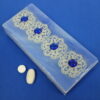 Blue Lace Medium 14-dose Pillbox