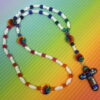 Chakra Rainbow Prayer Bead Necklace