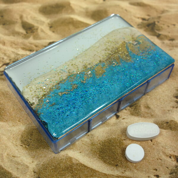 Sand Dunes 7-dose Rectangle Pillbox