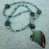 Heartfelt Blue Shells Prayer Bead Necklace