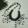 Black Horseshoe Necklace