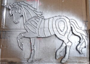 Spray Painted Unicorn
