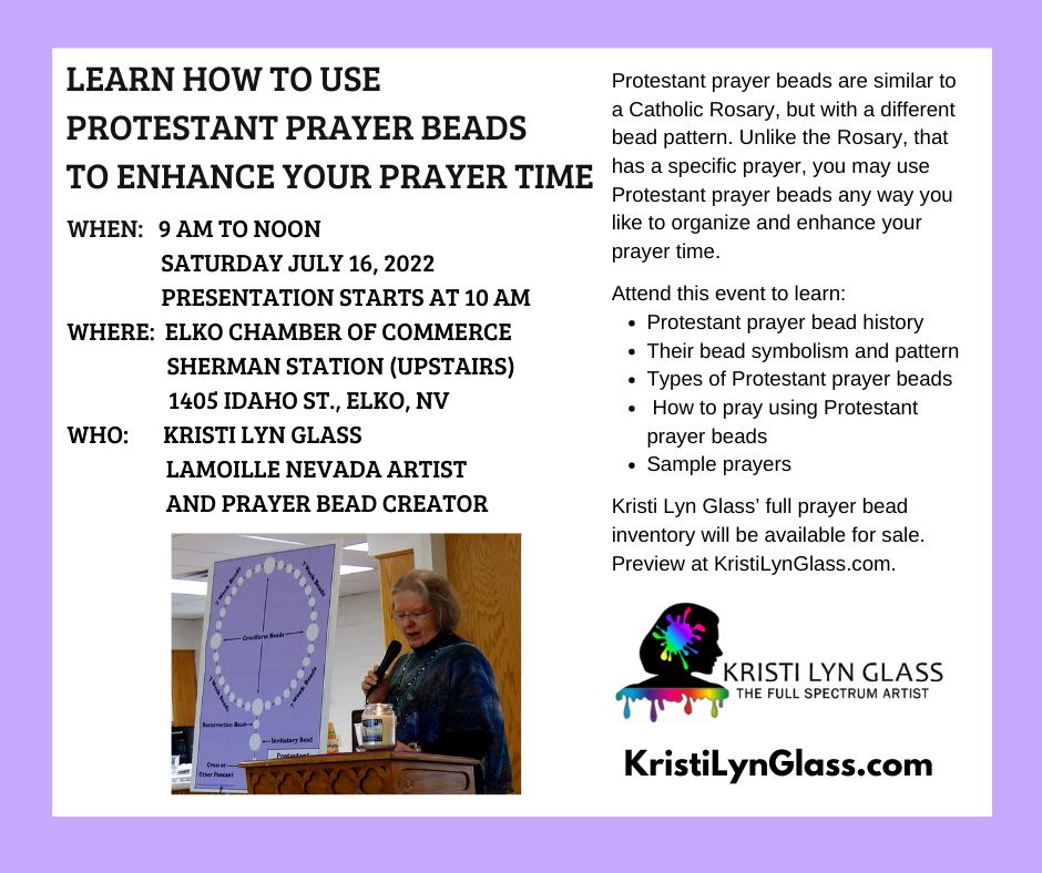 Prayer Bead Presentation Announcement