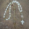 White Fishes Prayer Bead Set