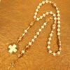 Crackled White Prayer Bead Set