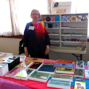 Kristi Lyn Glass at her Harvest Festival booth