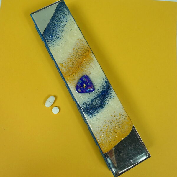 Blue Gold Ocean XXL 14-dose Pillbox