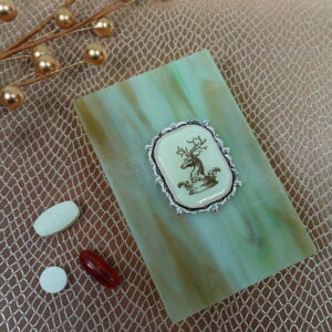 Creamy Deer 7-dose Rectangle Pillbox