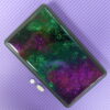 Green and pink glittery 31-dose pill pod box